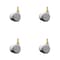 Service Caster 2 Inch MRI Safe Casters, 12mm Threaded Stem, Set of 4, 4PK SCC-TS02S50-TPR-GRY-M12X22-MRI-4 - alternate 1